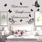 Live Every Moment Laugh Every Day Love Beyond Words Wall Decal – Motivational Bedroom & Living Room Decor